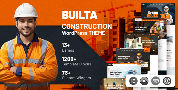 Builta - Construction WordPress Theme Logo