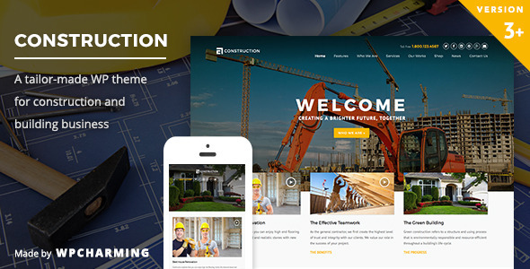 Construction WordPress Theme Logo